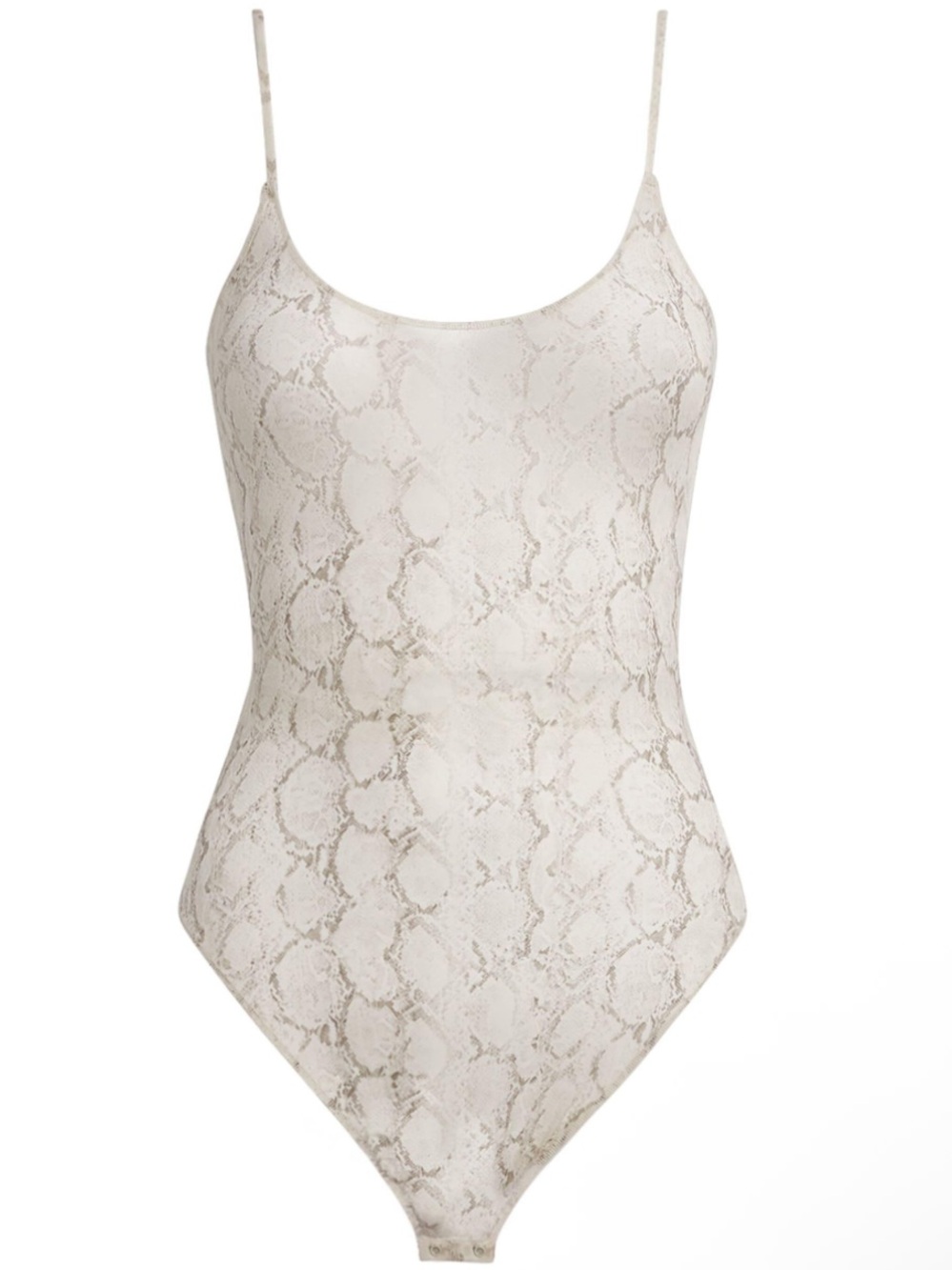 Skims Milky Sheer Intimates Bodysuit - Stone Small NWT